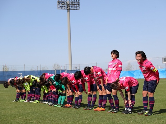 なでしこリーグ1部 第3節 S世田谷戦｜勝利のあいさつ