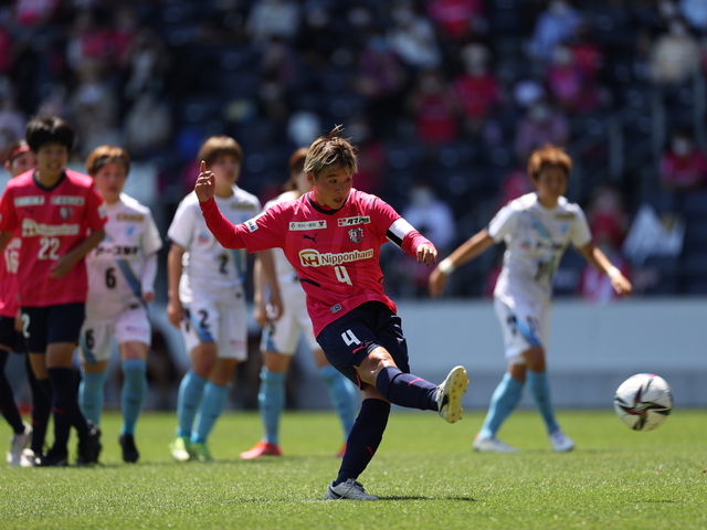 筒井梨香選手による追加点