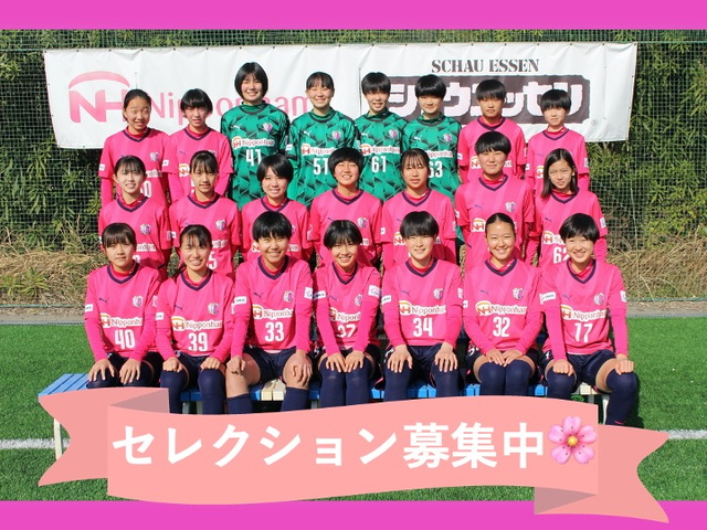 2024年度セレッソ大阪ヤンマーガールズU-18 セレクション開催の