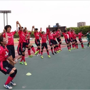 なでしこリーグカップ2部第3節 FC吉備国際大学Charme戦｜勝利のジャンプ！