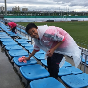 なでしこリーグカップ 第3節 Ｉ神戸戦｜雨が上がり、着々と準備です!