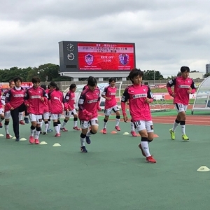 なでしこリーグカップ 第6節 ノジマ戦｜ウォーミングアップが始まりました!
