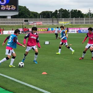 なでしこリーグカップ 第6節 ノジマ戦｜ウォーミングアップが始まりました!