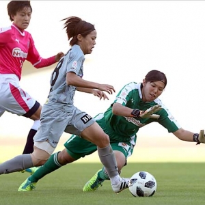 なでしこリーグ 第18節 日テレ戦｜奮闘したGK福永絵梨香選手