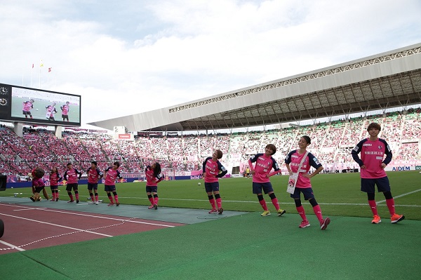 レディースブログ J1 鹿島戦で桜なでしこ体操を実施しました セレッソ大阪スポーツクラブ公式サイト